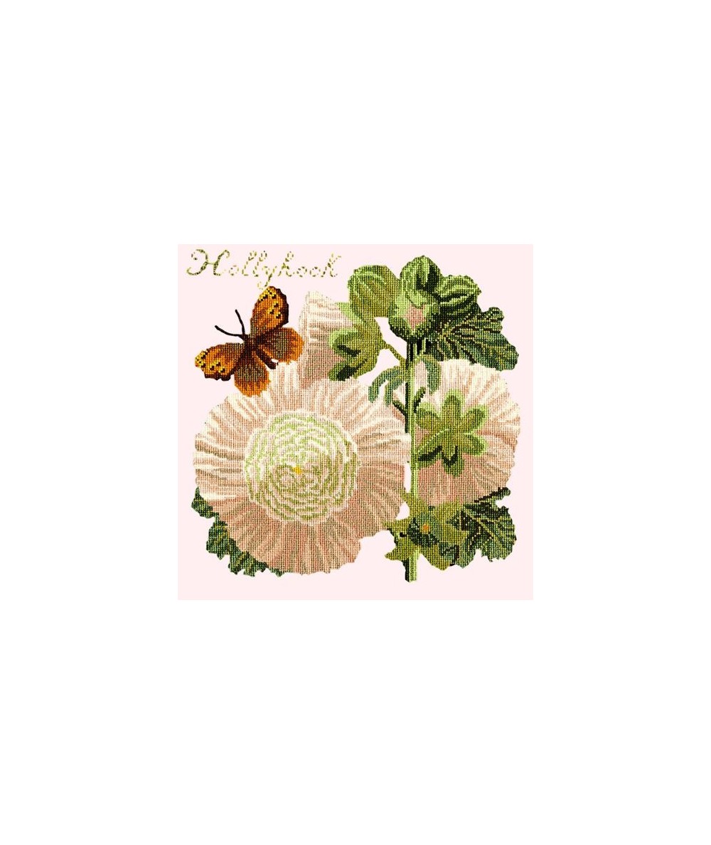 Elizabeth Bradley, Botanical Garden, HOLLYHOCK - 16x16 pollici Elizabeth Bradley - 1
