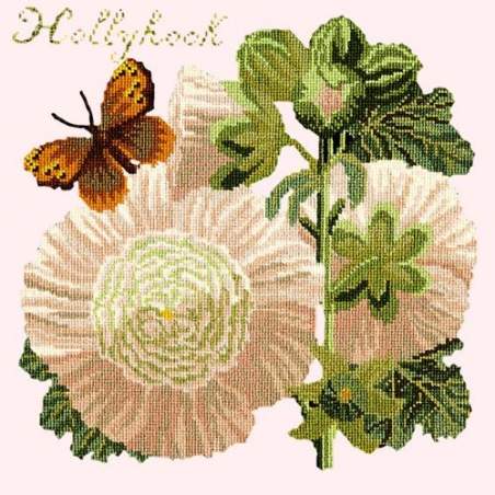 Elizabeth Bradley, Botanical Garden, HOLLYHOCK - 16x16 pollici Elizabeth Bradley - 1