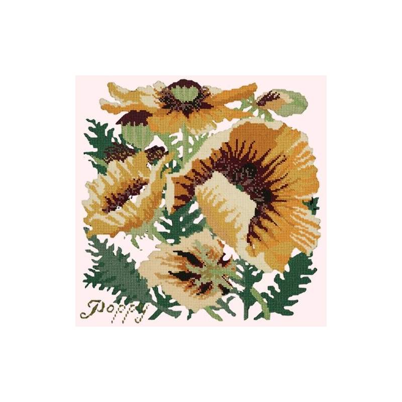 Elizabeth Bradley, Botanical Garden, YELLOW POPPY - 16x16 pollici Elizabeth Bradley - 1