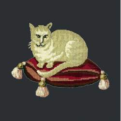Elizabeth Bradley, Victorian Animals, CREAM CAT - 16x16 pollici Elizabeth Bradley - 1