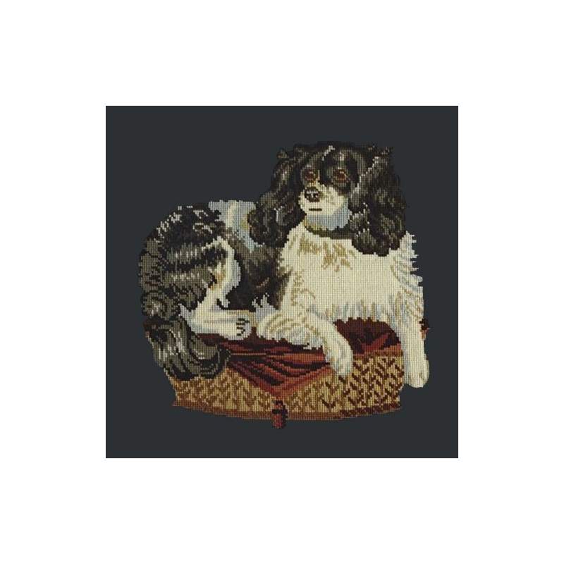 Elizabeth Bradley, Victorian Animals, KING CHARLES SPANIEL - 16x16 pollici Elizabeth Bradley - 1