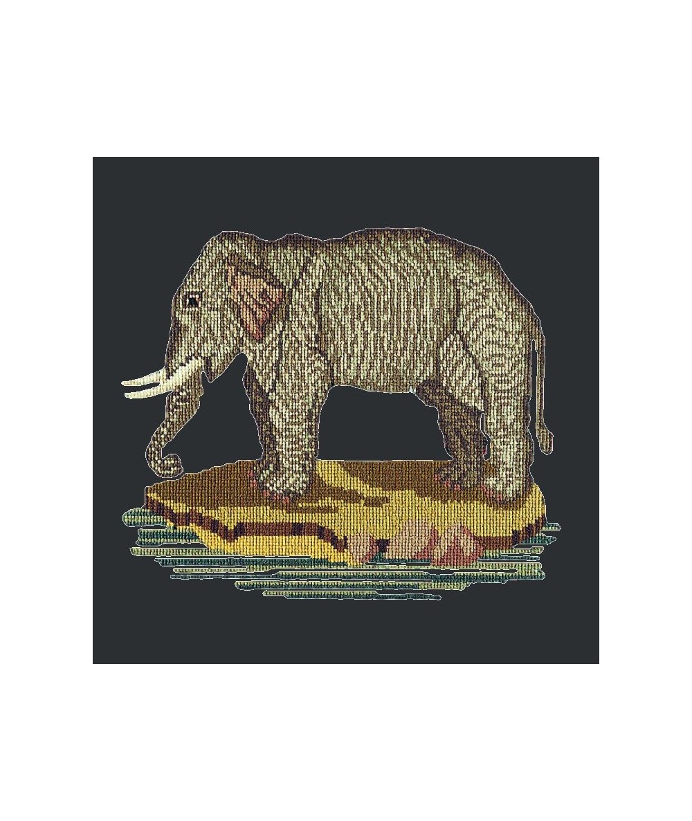 Elizabeth Bradley, Victorian Animals, THE ELEPHANT - 16x16 pollici Elizabeth Bradley - 1