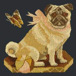 Elizabeth Bradley, Victorian Animals, TOBY THE PUG - 16x16 pollici Elizabeth Bradley - 1