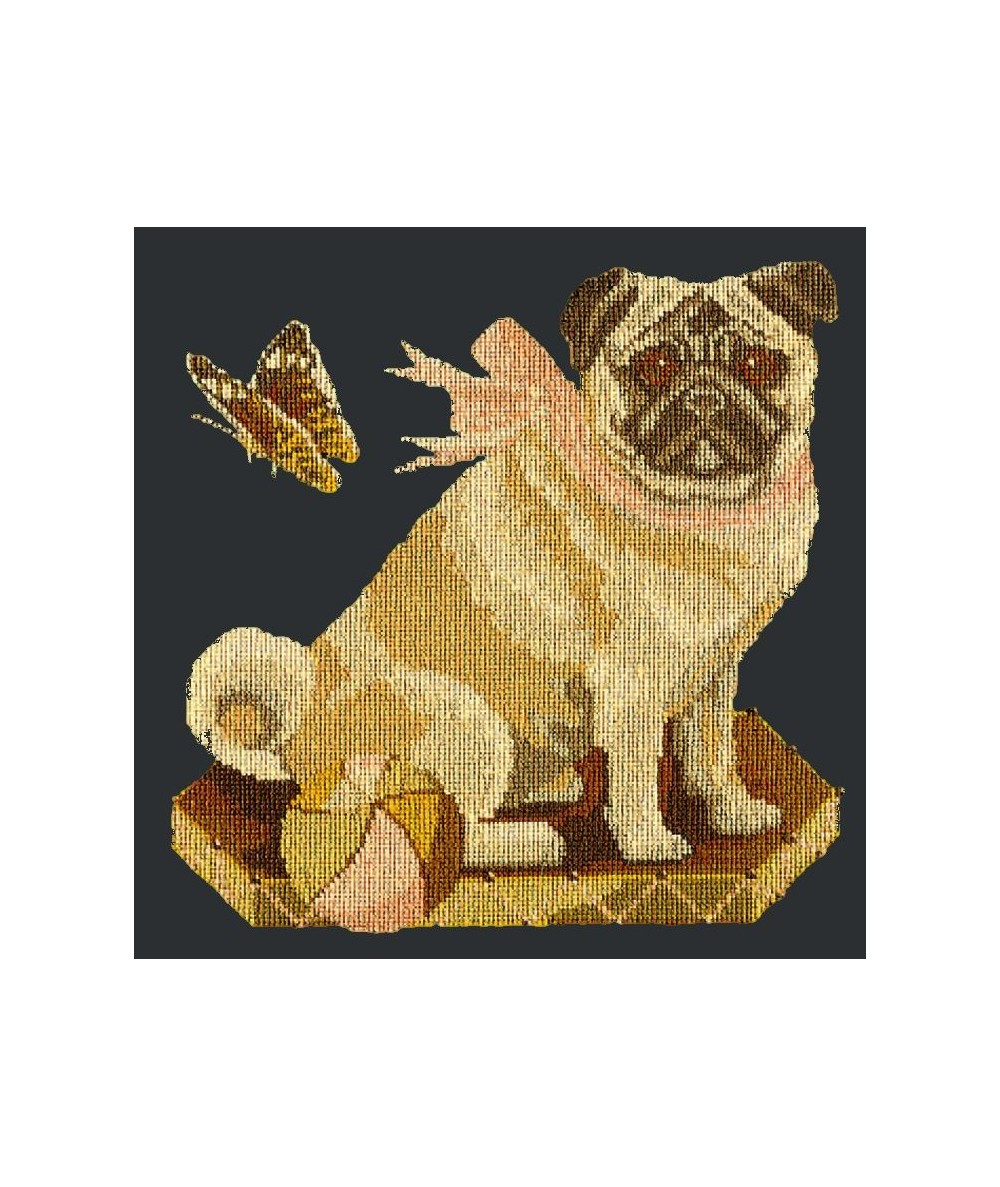 Elizabeth Bradley, Victorian Animals, TOBY THE PUG - 16x16 pollici Elizabeth Bradley - 1