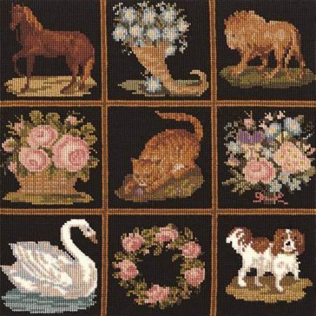 Elizabeth Bradley, Decorative Victorian, PATCHWORK PIECES - 16x16 pollici Elizabeth Bradley - 1