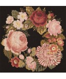 Elizabeth Bradley, Decorative Victorian, WREATH OF ROSES - 16x16 pollici Elizabeth Bradley - 1