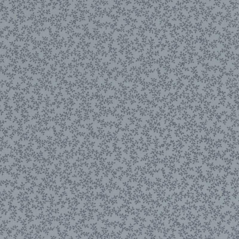 Lecien Quilter's Basic, Tessuto Azzurro con piccoli rametti Lecien Corporation - 1