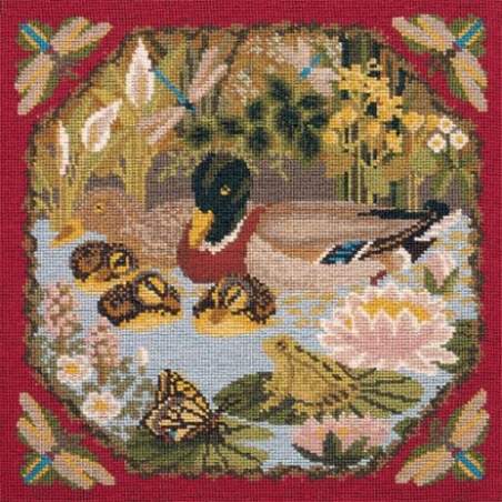 Elizabeth Bradley, Natural History, DUCK POND - 16x16 pollici Elizabeth Bradley - 1