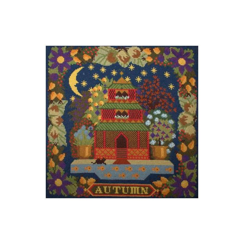 Elizabeth Bradley, Seasonal Samplers, AUTUMN SAMPLER - 16x16 pollici Elizabeth Bradley - 1