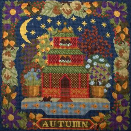 Elizabeth Bradley, Seasonal Samplers, AUTUMN SAMPLER - 16x16 pollici Elizabeth Bradley - 1