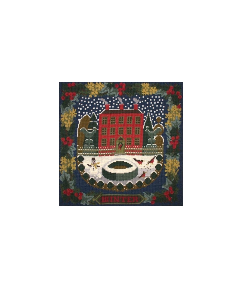 Elizabeth Bradley, Seasonal Samplers, WINTER SAMPLER - 16x16 pollici Elizabeth Bradley - 1