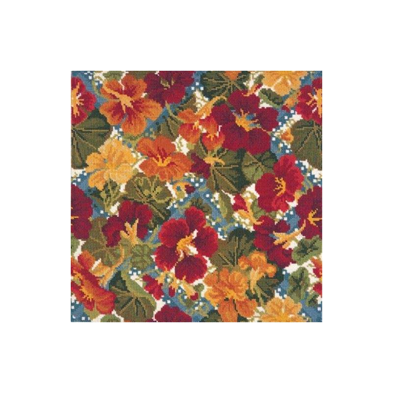 Elizabeth Bradley, Trellis Series, NASTURTIUM TRELLIS - 16x16 pollici Elizabeth Bradley - 1