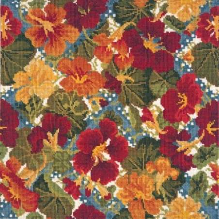 Elizabeth Bradley, Trellis Series, NASTURTIUM TRELLIS - 16x16 pollici Elizabeth Bradley - 1