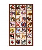 Elizabeth Bradley, Animal Alphabet, CARPET - 27x47 pollici Elizabeth Bradley - 2