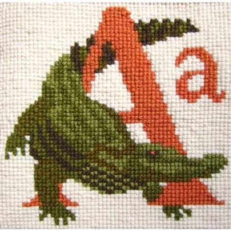 Elizabeth Bradley, Animal Alphabet, A - ALLIGATOR - 6x6 pollici Elizabeth Bradley - 1