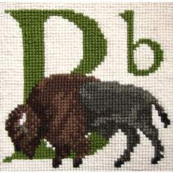 Elizabeth Bradley, Animal Alphabet, B - BUFFALO - 6x6 pollici Elizabeth Bradley - 1