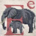 Elizabeth Bradley, Animal Alphabet, E - ELEPHANT - 6x6 pollici Elizabeth Bradley - 1
