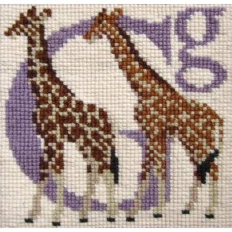 Elizabeth Bradley, Animal Alphabet, G - GIRAFFE - 6x6 pollici Elizabeth Bradley - 1