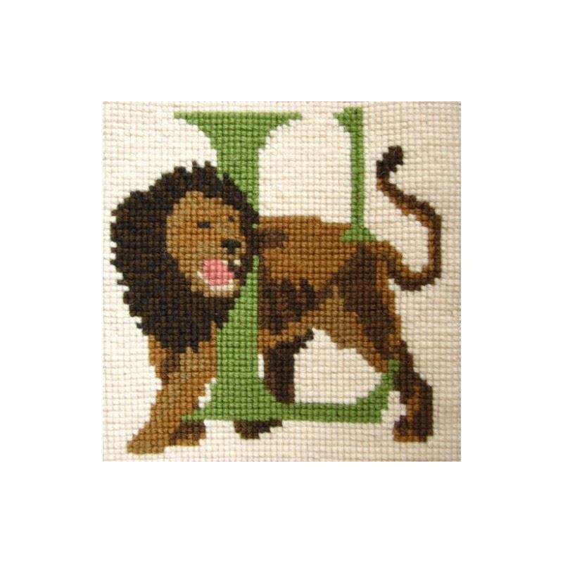 Elizabeth Bradley, Animal Alphabet, L - LION - 6x6 pollici Elizabeth Bradley - 1