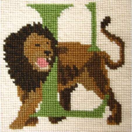 Elizabeth Bradley, Animal Alphabet, L - LION - 6x6 pollici Elizabeth Bradley - 1