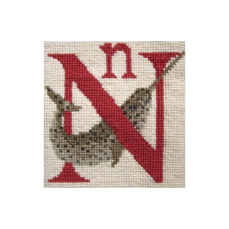 Elizabeth Bradley, Animal Alphabet, N - NARWHAL - 6x6 pollici Elizabeth Bradley - 1