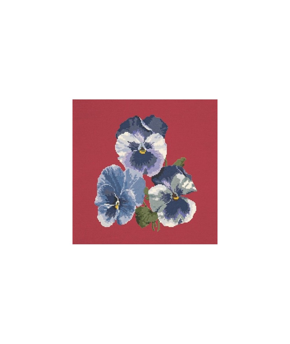 Elizabeth Bradley, Blooms, PANSIES - 16x16 pollici Elizabeth Bradley - 5