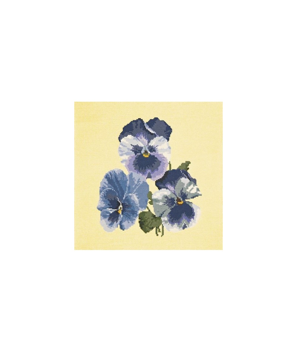 Elizabeth Bradley, Blooms, PANSIES - 16x16 pollici Elizabeth Bradley - 11
