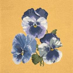 Elizabeth Bradley, Blooms, PANSIES - 16x16 pollici Elizabeth Bradley - 12