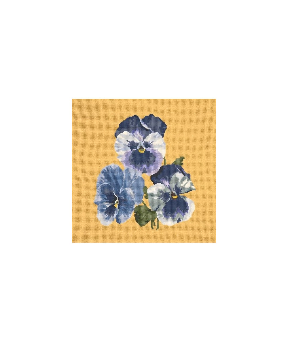 Elizabeth Bradley, Blooms, PANSIES - 16x16 pollici Elizabeth Bradley - 12