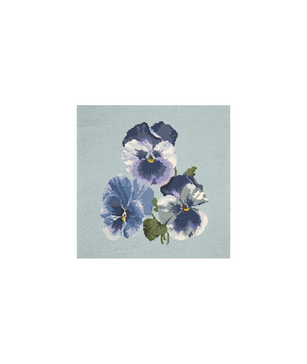 Elizabeth Bradley, Blooms, PANSIES - 16x16 pollici Elizabeth Bradley - 15