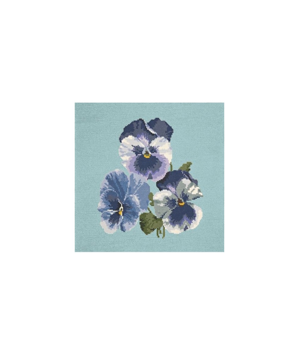 Elizabeth Bradley, Blooms, PANSIES - 16x16 pollici Elizabeth Bradley - 16
