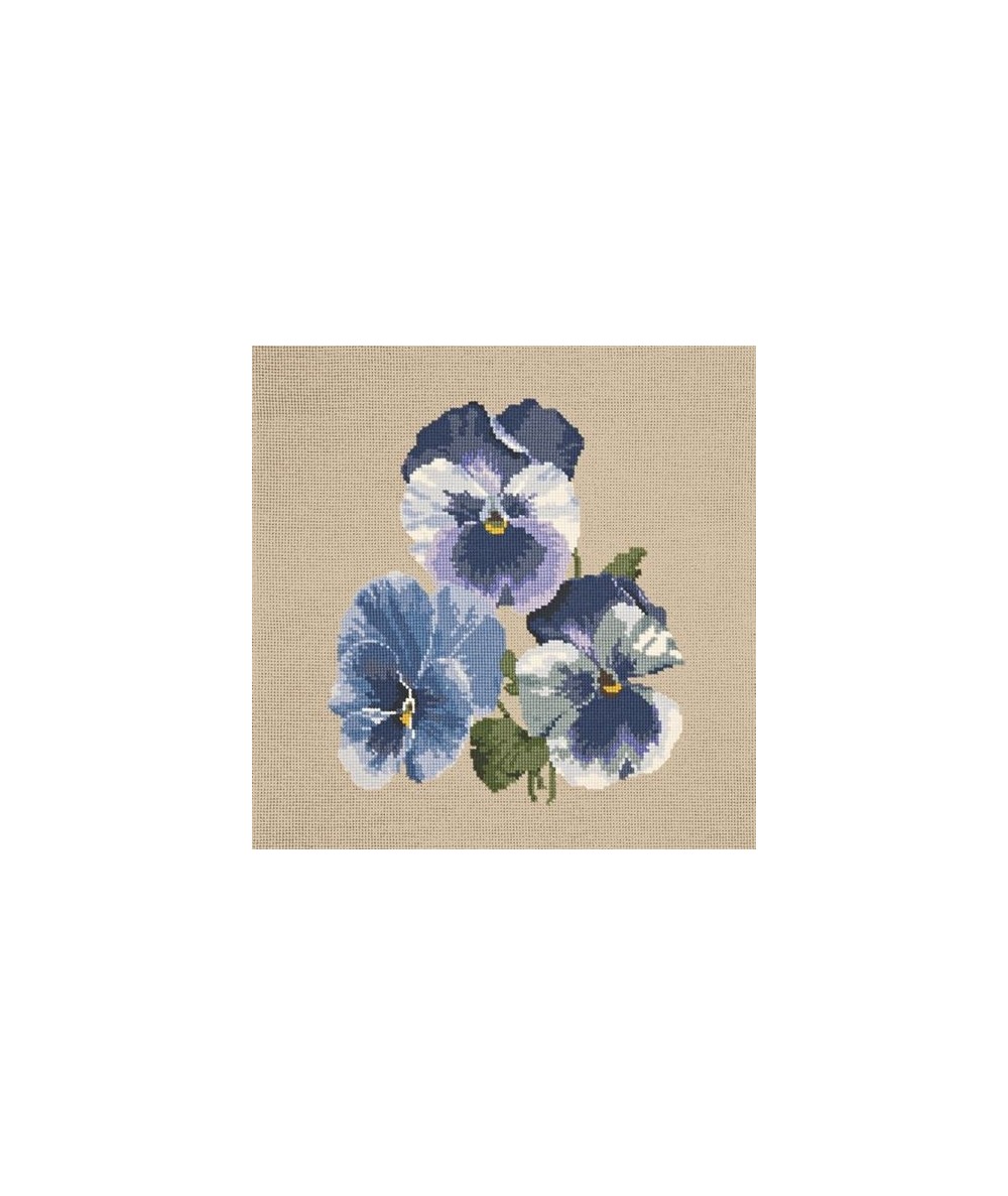 Elizabeth Bradley, Blooms, PANSIES - 16x16 pollici Elizabeth Bradley - 18