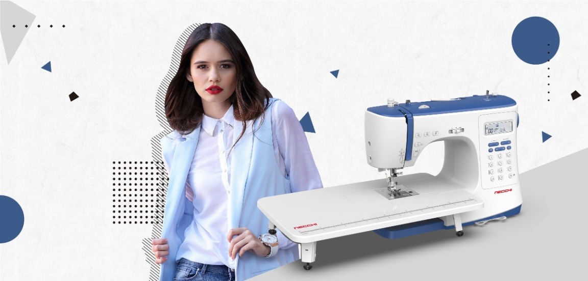 Necchi NC-103D – Macchina Computerizzata per Cucito e Patchwork con Allungabase Necchi NC-103D – Macchina Computerizzata per Cucito e Patchwork con Allungabase
